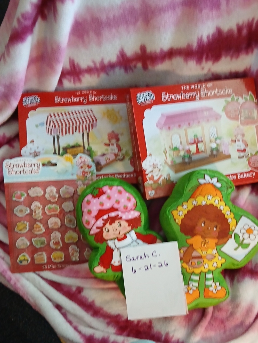 Strawberry Shortcake Green Plush Character Set - Strawberry Shortcake Brand
